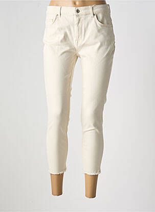 Jeans skinny taille normale taille normale beige ONLY femme