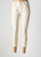 Jeans skinny beige ONLY pour femme seconde vue