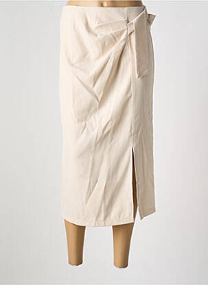 Jupe mi-longue beige SOPHYLINE femme