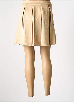 Jupe courte coupe évasée beige SOPHYLINE femme