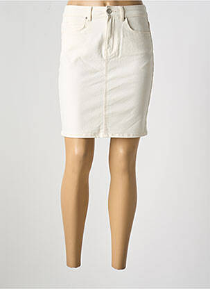 Jupe courte poches blanc ONLY femme