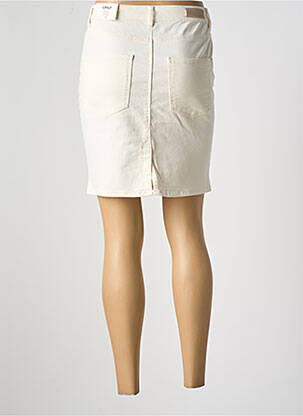 Jupe courte poches blanc ONLY femme