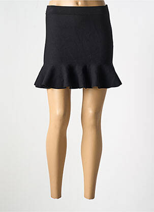 Jupe courte coupe évasée noir YU & ME femme