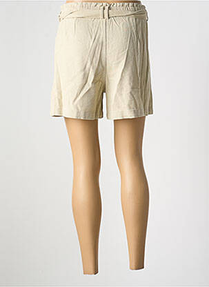 Short fermeture zippée sous rabat boutonné beige JUBYLEE femme