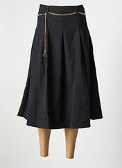 Jupe mi-longue noir SOPHY LINE pour femme seconde vue