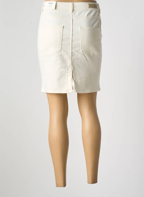 Jupe courte poches blanc ONLY femme