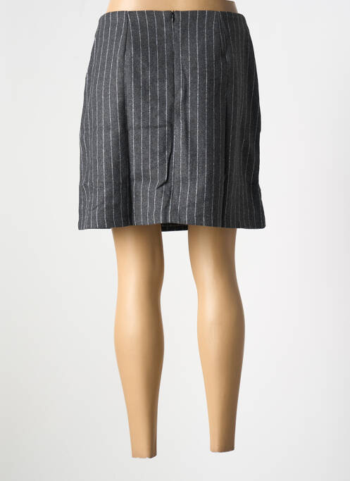 Jupe courte coupe droite gris SOPHYLINE femme