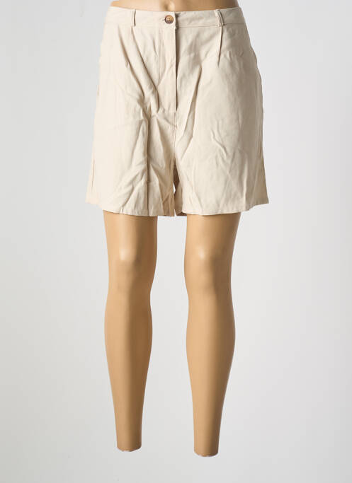Bermuda beige SO SWEET pour femme