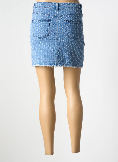 Jupe courte bleu YU & ME pour femme
