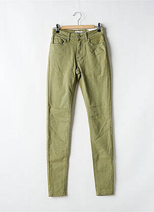 Pantalon slim poches vert ONLY femme