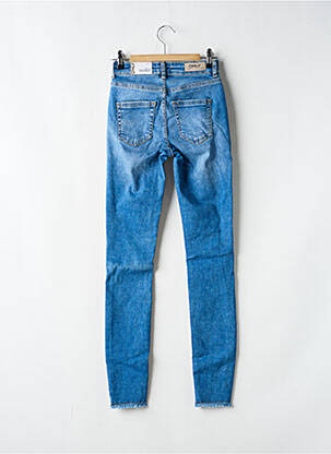 Jeans coupe slim stretch taille normale bleu ONLY femme