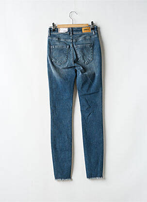 Jeans coupe slim stretch taille haute bleu ONLY femme