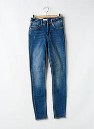 Jeans coupe slim broderie rivets taille normale bleu ONLY femme