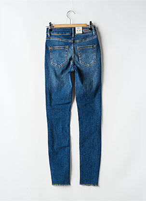 Jeans coupe slim broderie rivets taille normale bleu ONLY femme