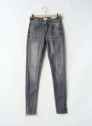 Jeans coupe slim stretch taille normale gris ONLY femme