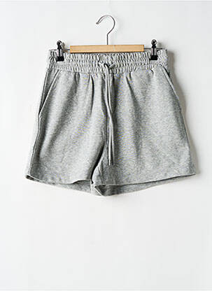 Short coupe droite gris PIECES femme