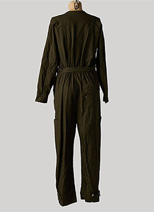 Combi-pantalon fermeture boutonnée sur le devant manches longues vert BANDITAS FROM MARSEILLE femme