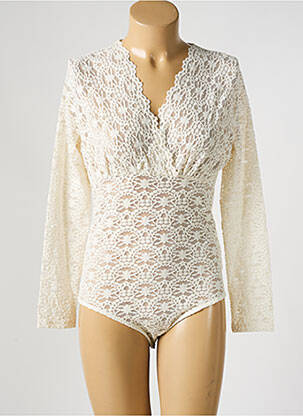 Body beige PEACE N'LOVE pour femme