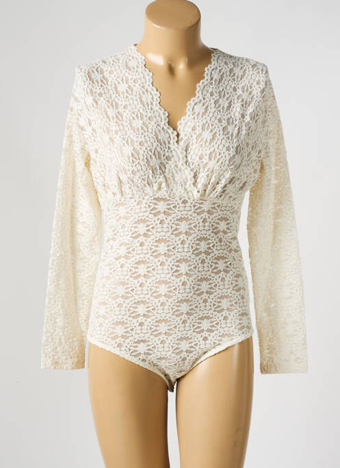 Body beige PEACE N'LOVE pour femme
