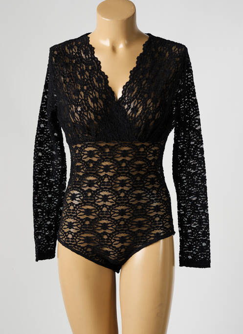 Body noir PEACE N'LOVE pour femme