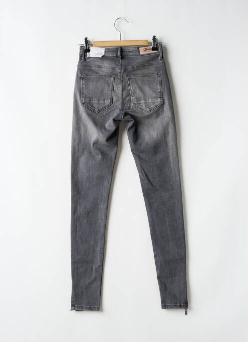 Jeans coupe slim gris ONLY pour femme