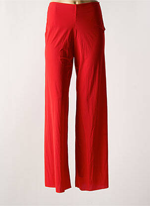 Pantalon flare stretch taille normale rouge PAIN DE SUCRE femme