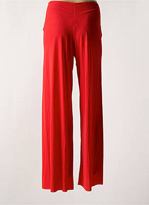 Pantalon flare stretch taille normale rouge PAIN DE SUCRE femme