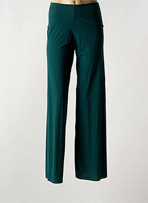 Pantalon flare stretch taille normale vert fonce PAIN DE SUCRE femme