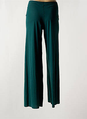 Pantalon flare stretch taille normale vert fonce PAIN DE SUCRE femme