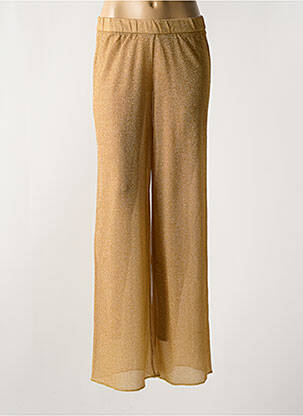 Pantalon large coupe fluide taille normale or OSÉREE femme