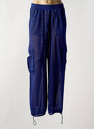 Pantalon cargo taille normale taille normale bleu OSÉREE femme