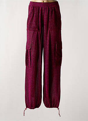 Pantalon cargo taille normale taille normale rose OSÉREE femme
