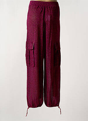 Pantalon cargo taille normale taille normale rose OSÉREE femme