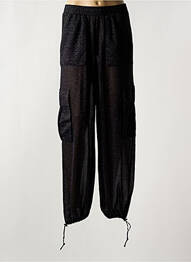 Pantalon cargo taille normale taille normale noir OSÉREE femme