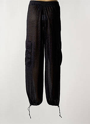 Pantalon cargo taille normale taille normale noir OSÉREE femme
