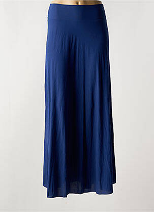 Jupe longue coupe évasée bleu PAIN DE SUCRE femme