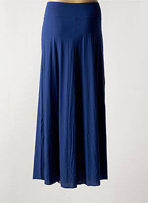 Jupe longue coupe évasée bleu PAIN DE SUCRE femme