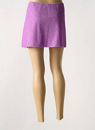 Mini-jupe doublure violet OSÉREE femme