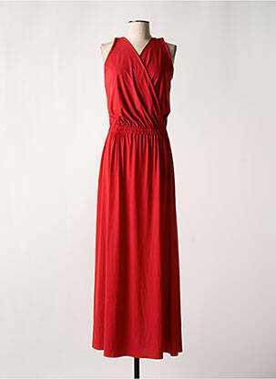 Robe longue sans manche sans manche rouge PAIN DE SUCRE femme