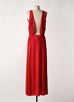 Robe longue sans manche sans manche rouge PAIN DE SUCRE femme
