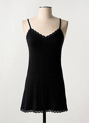 Top/caraco bretelles élastiquées noir SUGGEST femme