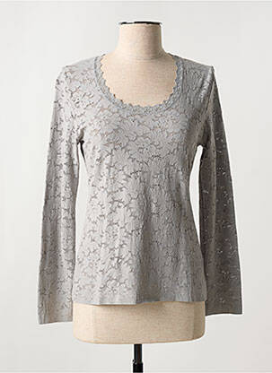 Top/caraco stretch gris PAIN DE SUCRE femme