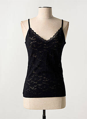 Top/caraco légère et transparente noir PAIN DE SUCRE femme
