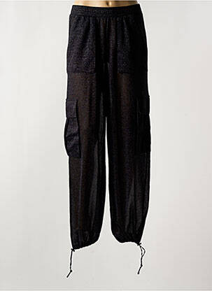 Pantalon cargo noir OSÉREE pour femme