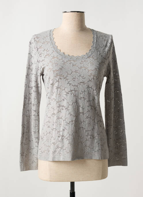 Top/caraco stretch gris PAIN DE SUCRE femme