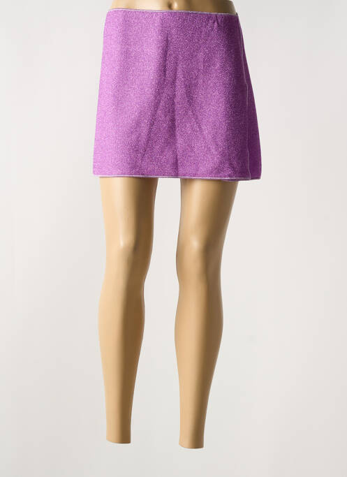 Mini-jupe violet OSÉREE pour femme