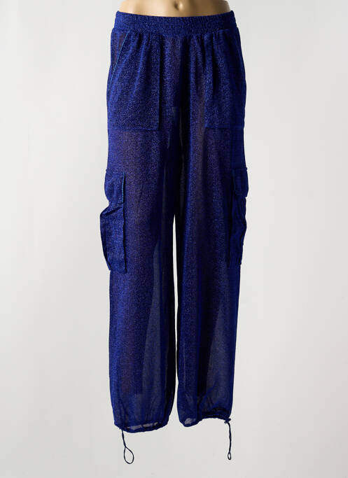 Pantalon cargo bleu OSÉREE pour femme