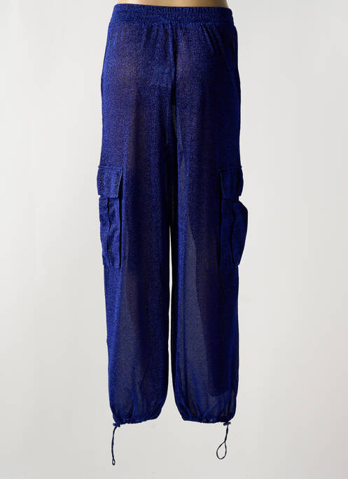 Pantalon cargo bleu OSÉREE pour femme