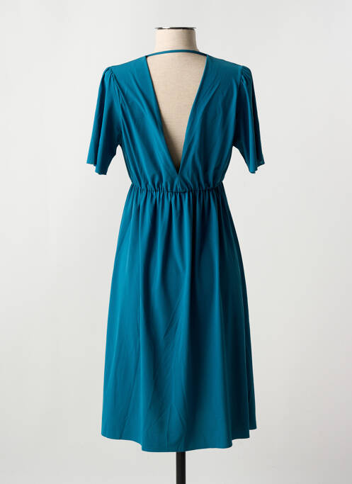 Robe mi-longue bleu PAIN DE SUCRE pour femme