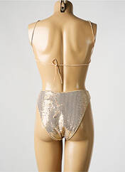 Maillot de bain 2 pièces or OSÉREE pour femme seconde vue